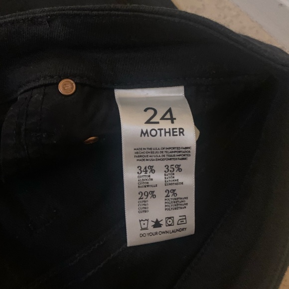Black Mother Jeans with Studs size 24 - Picture 5 of 5